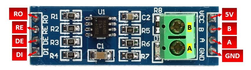 RS485 Module pin out