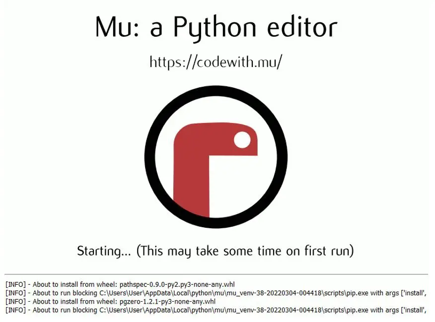 MicroPython MU Editor installation 4