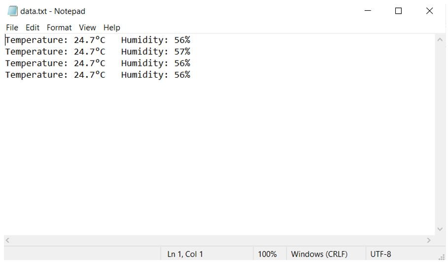 Raspberry Pi Pico DHT22 data logging on microSD card