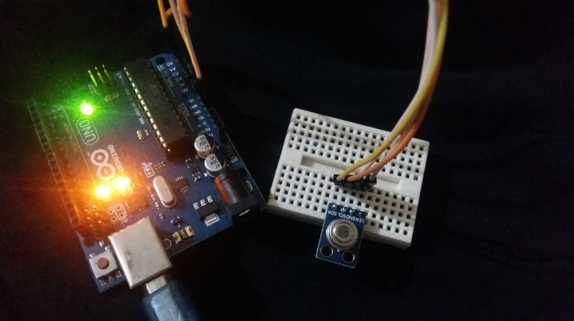 Sensore di temperatura senza contatto MLX90614 e Arduino