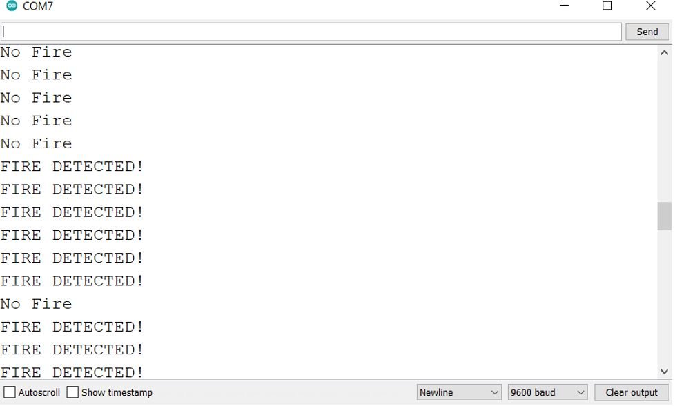 Flame Sensor with Arduino using 