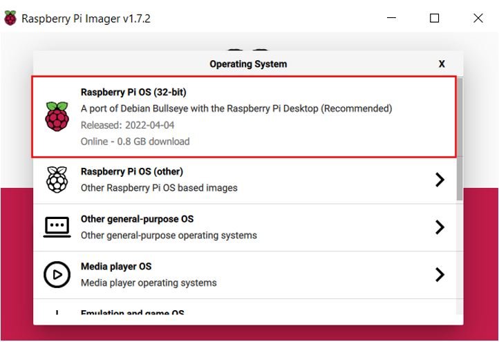 Raspberry Pi Imager choose OS pic 2