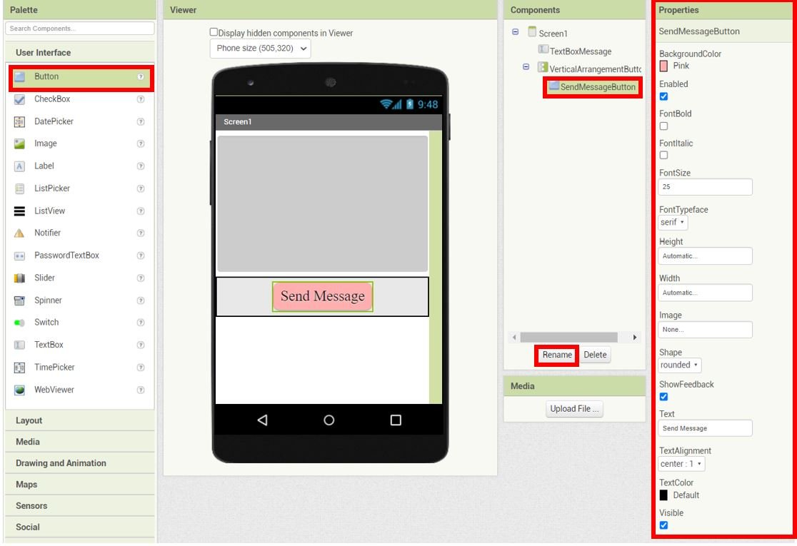 MIT APP Inventor Display messages 5