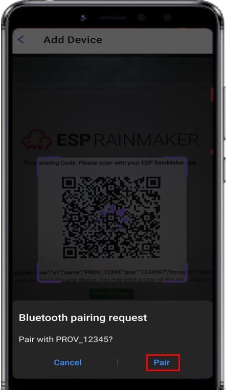 Configure ESP RainMaker app 4