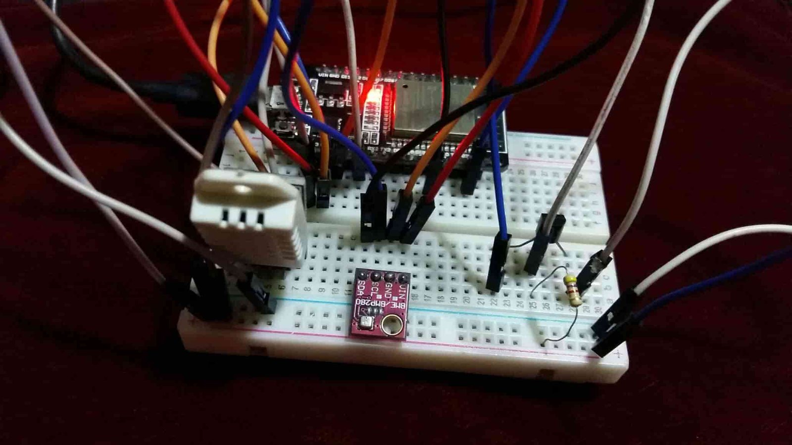 ESP32 MQTT Publish BME280 DS18B20 DHT22 sensors readings