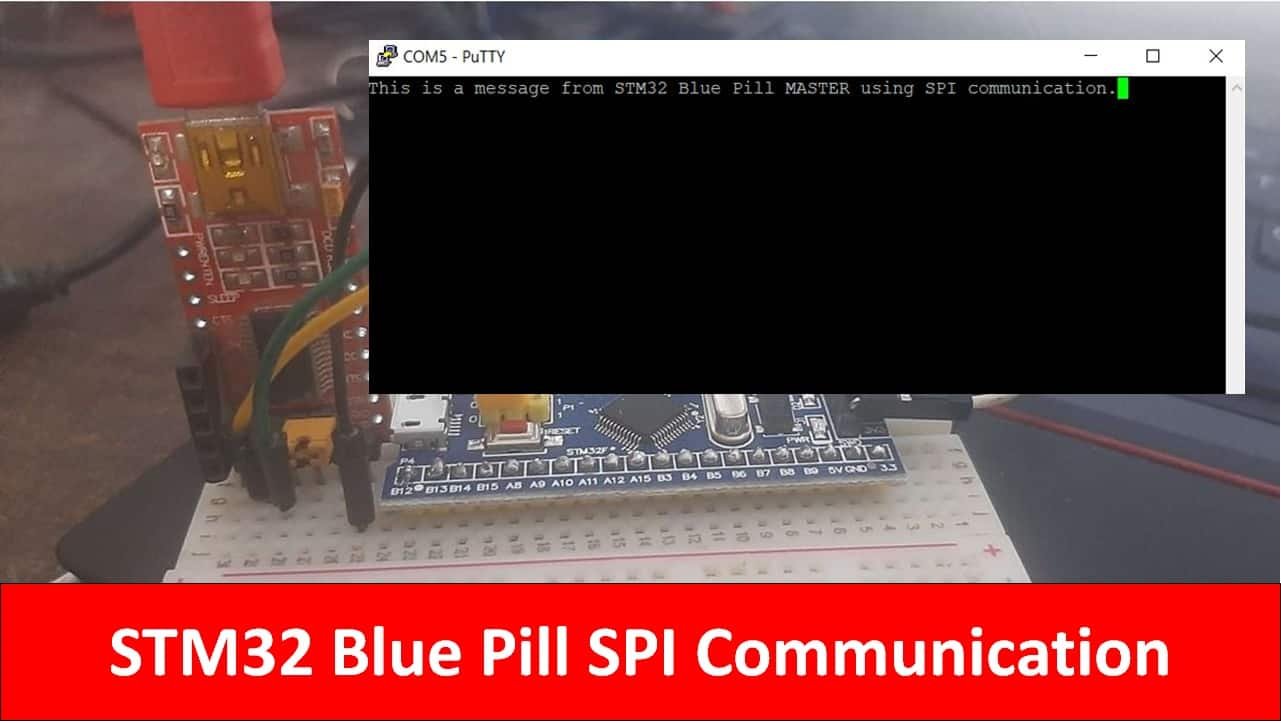 STM32 Blue Pill SPI communication STM32CubeIDE