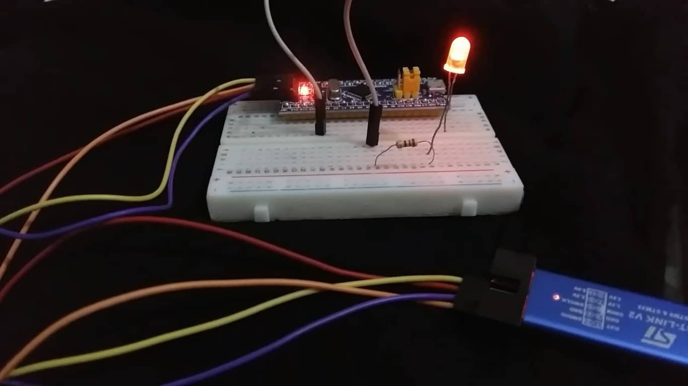 STM32 Blue Pill Timer PWM Mode with LED Dimmer Example