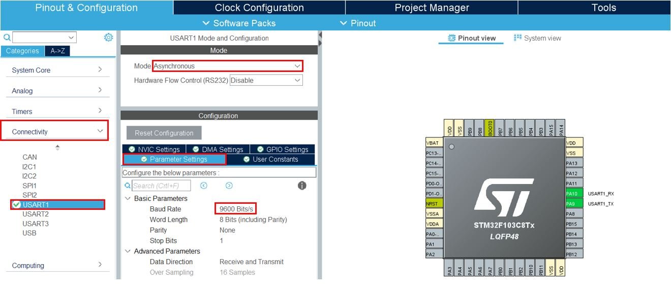 STM32 HC-05 Bluetooth Module Configure UART