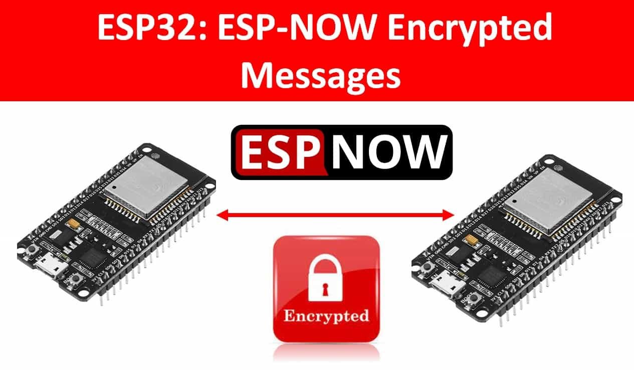 ESP32 ESP-NOW Encrypted Messages