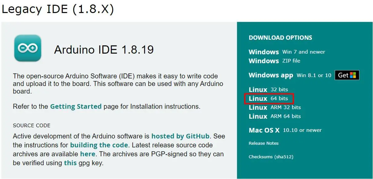 Install Arduino IDE in Linux 64 bits