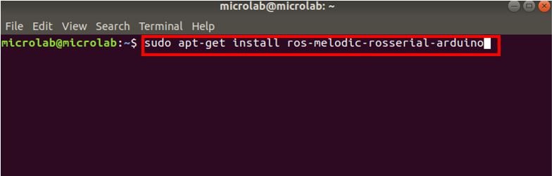 Install Rosserial Packages on Linux machine 1