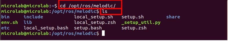 ROS Melodic in Linux