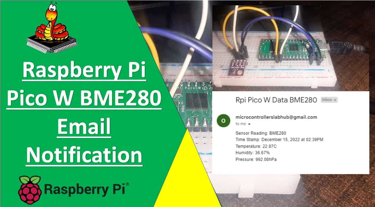 Raspberry Pi Pico W Send Sensor Readings via Email with IFTTT