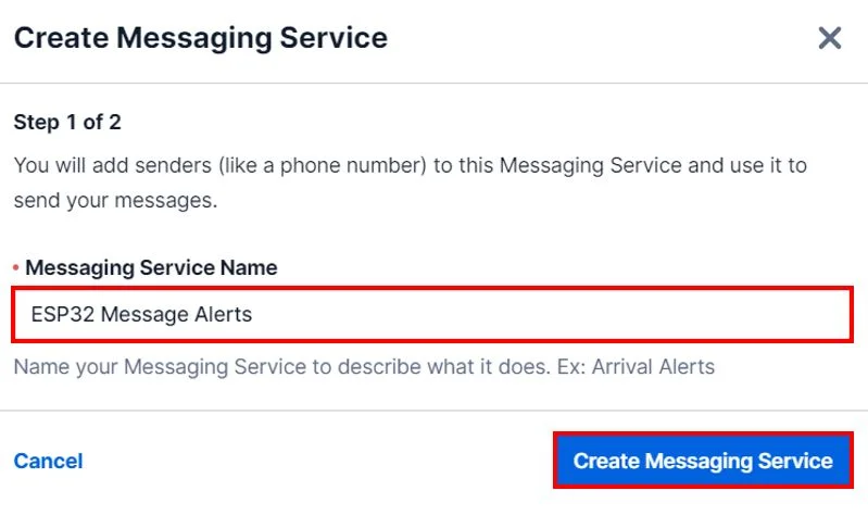 Set up Programmable Messaging Service in Twilio 2