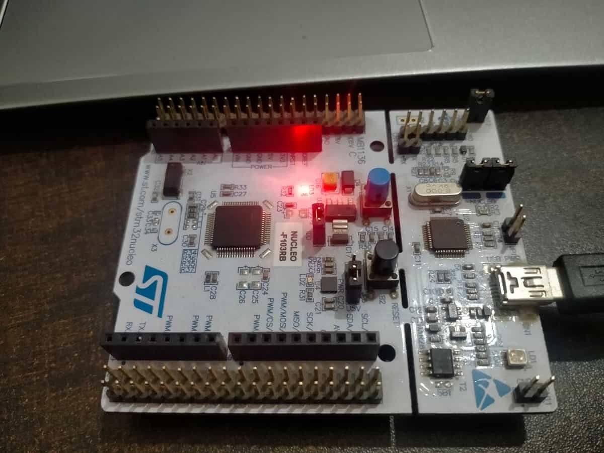 Push Button with STM32 Nucleo using STM32CubeIDE