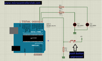 Push Button Interfacing with Arduino - Reading Digital Inputs