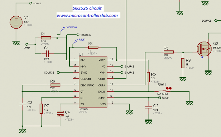 DC to DC Converter using Push Pull Topology with SG3525