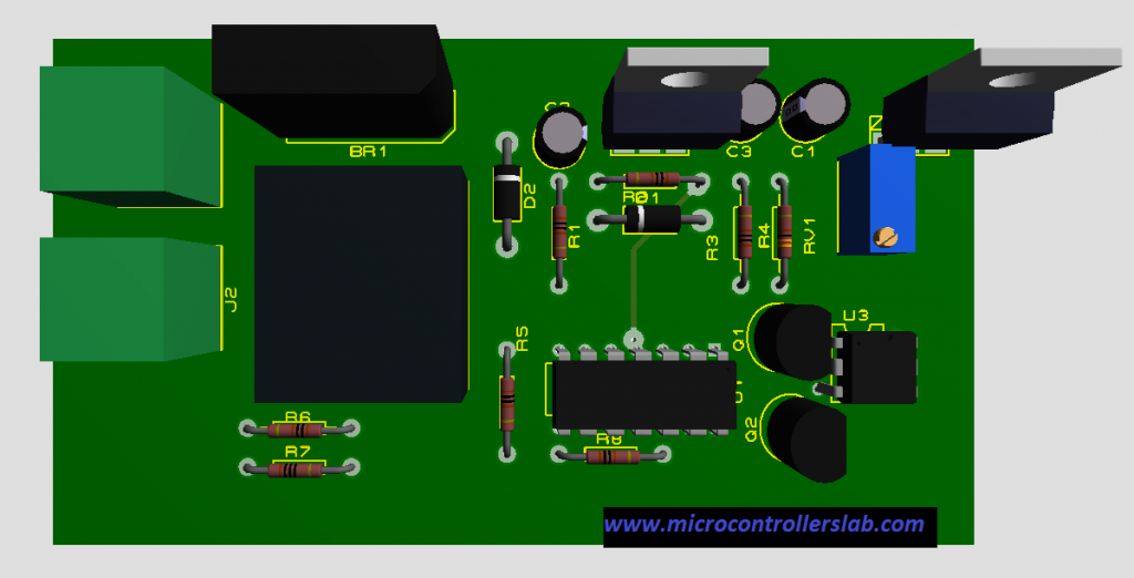 triac Firing angle control circuit