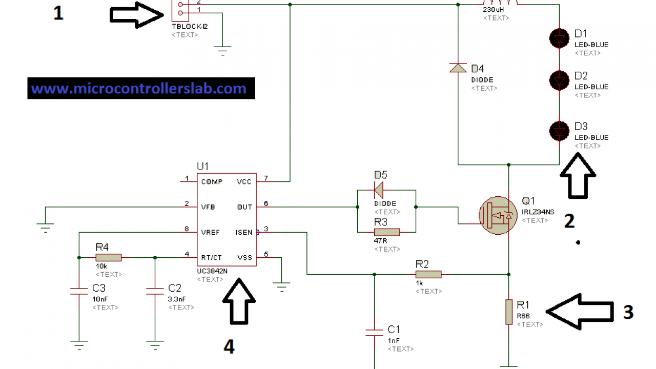 Led Driver Using Uc3842