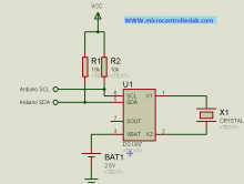 Interface DS1307 RTC Module with Arduino - Display Date/Time on OLED