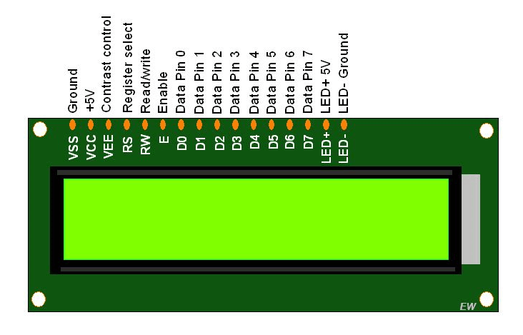 Схема i2c lcd 1602