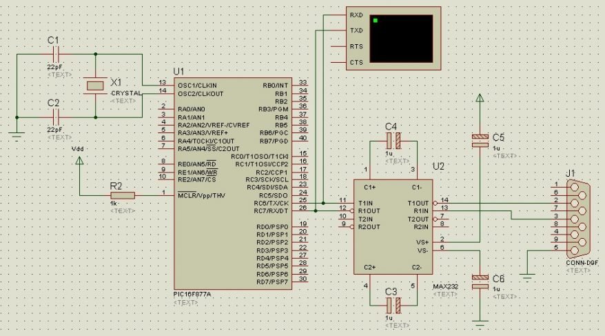 serial-communication-using-pic16f877a-microcontroller