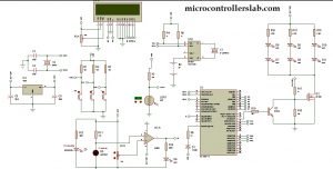 circuit diagram of auto intensity control of street lights using pic microcontroller