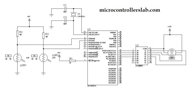 sun solar tracking system using pic microcontroller