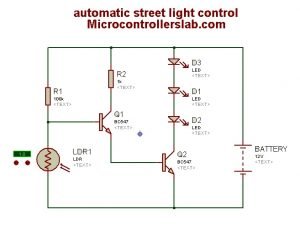 automatic street light control