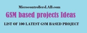 GSM BASED PROJECTS