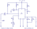 FREQUENCY TO VOLTAGE CONVERTER CIRCUIT diagram