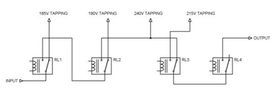 automatic voltage stabilizer circuit diagram