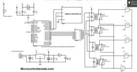 home devices control system using gsm and microcontroller