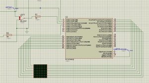 led matrix interfacing with microcontroller
