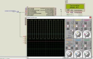 contactless tachometer using pic microcontroller