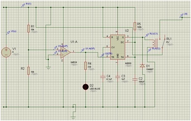 Circuit diagram automatic plant watering system