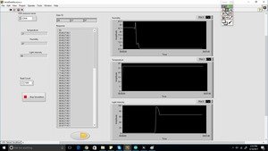 data on labview