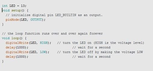 arduino programming language syntax