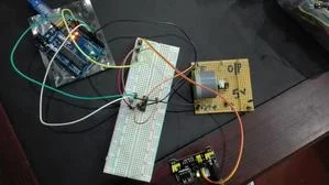 dc motor speed control with Labview and Arduino