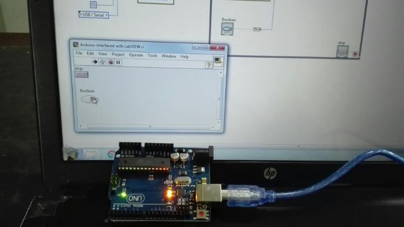 labview interface for arduino