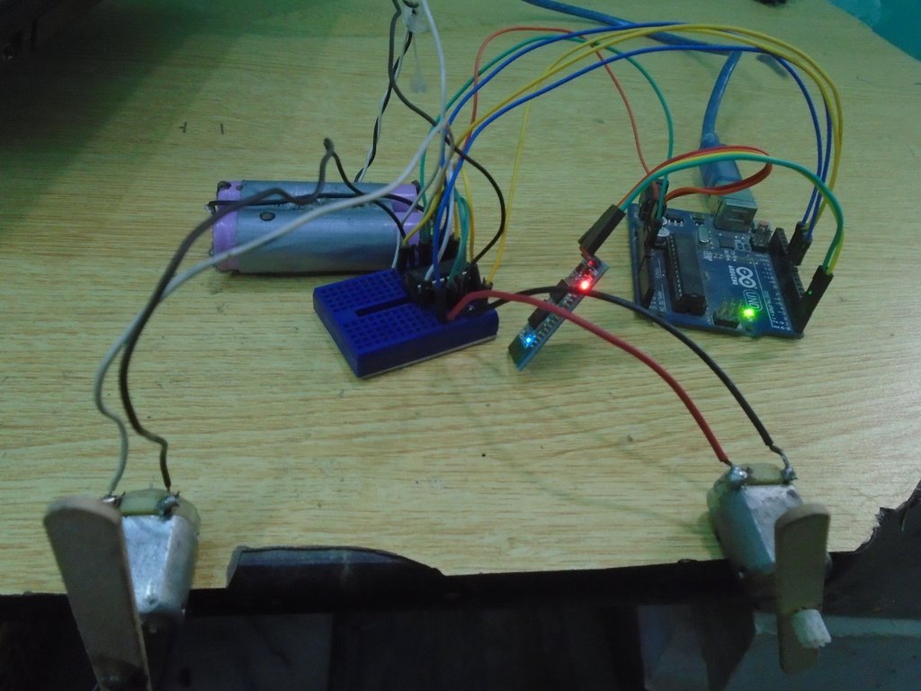Bluetooth ve Arduino donanımı kullanarak motorları kontrol etme