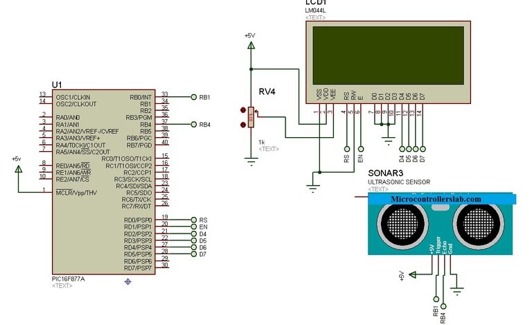 Hc Sr04 Ultrasonic Sensor Interfacing With Pic Microcontroller