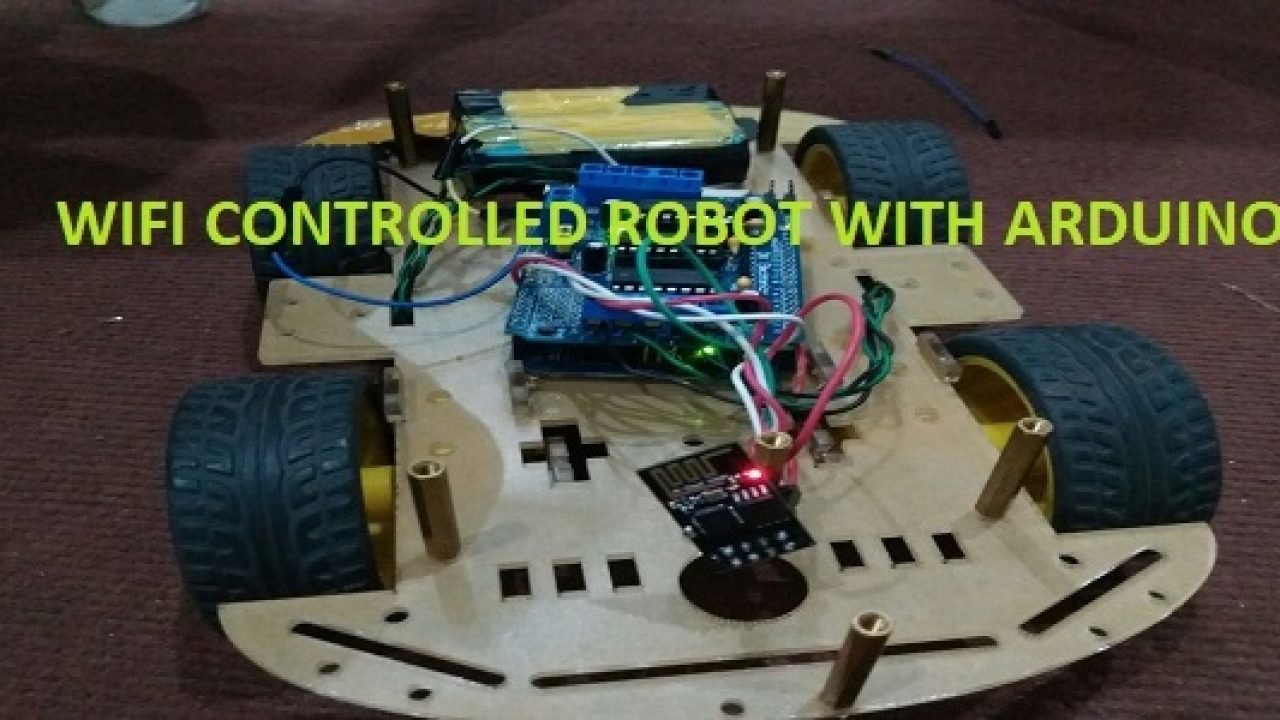 wifi controlled car using arduino