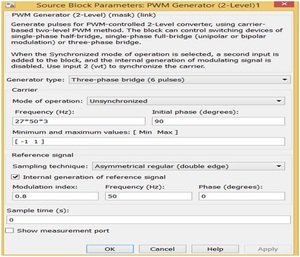 Simulink based Three Phase Voltage Source Inverter simulation