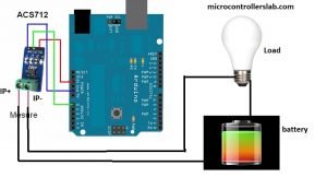 ACS712 current sensor interfacing with Arduino