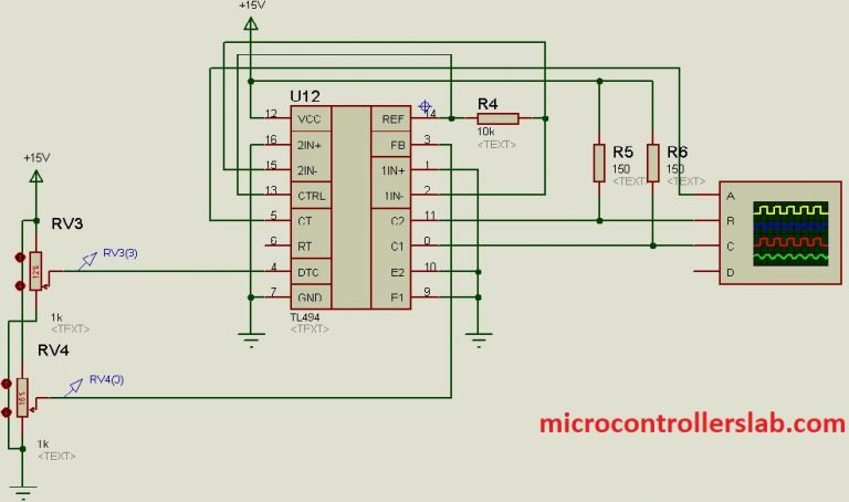 PWM generation using TL494