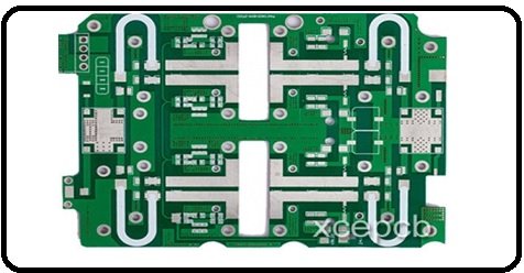 High frequency single layer PCB