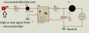 ac load interfacing with microcontroller