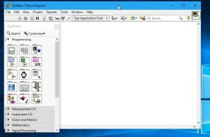 Block diagram in labview