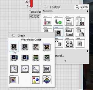 Using charts and graphs in labview with example: tutorial 6